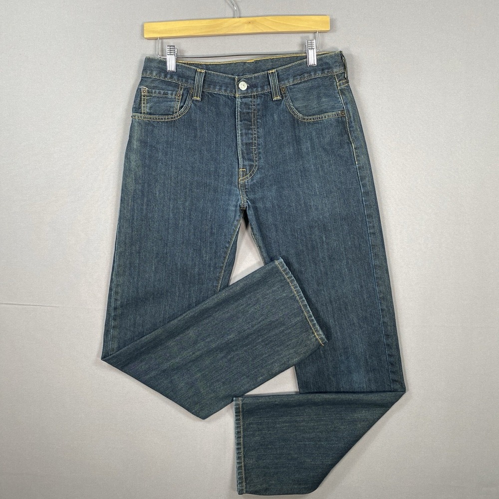 Levi's x Brooks Brothers 501 XX Jeans 30x30 USA Dark Wash Leather Patch 4420